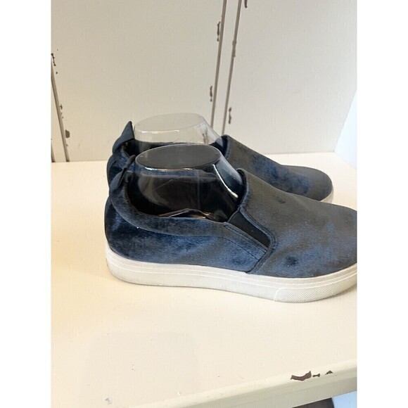 CIRCUS BY SAM EDELMAN Scotlyn Suede Platform Sneaker Size 9 Blue Slip On Shoes - Picture 6 of 11